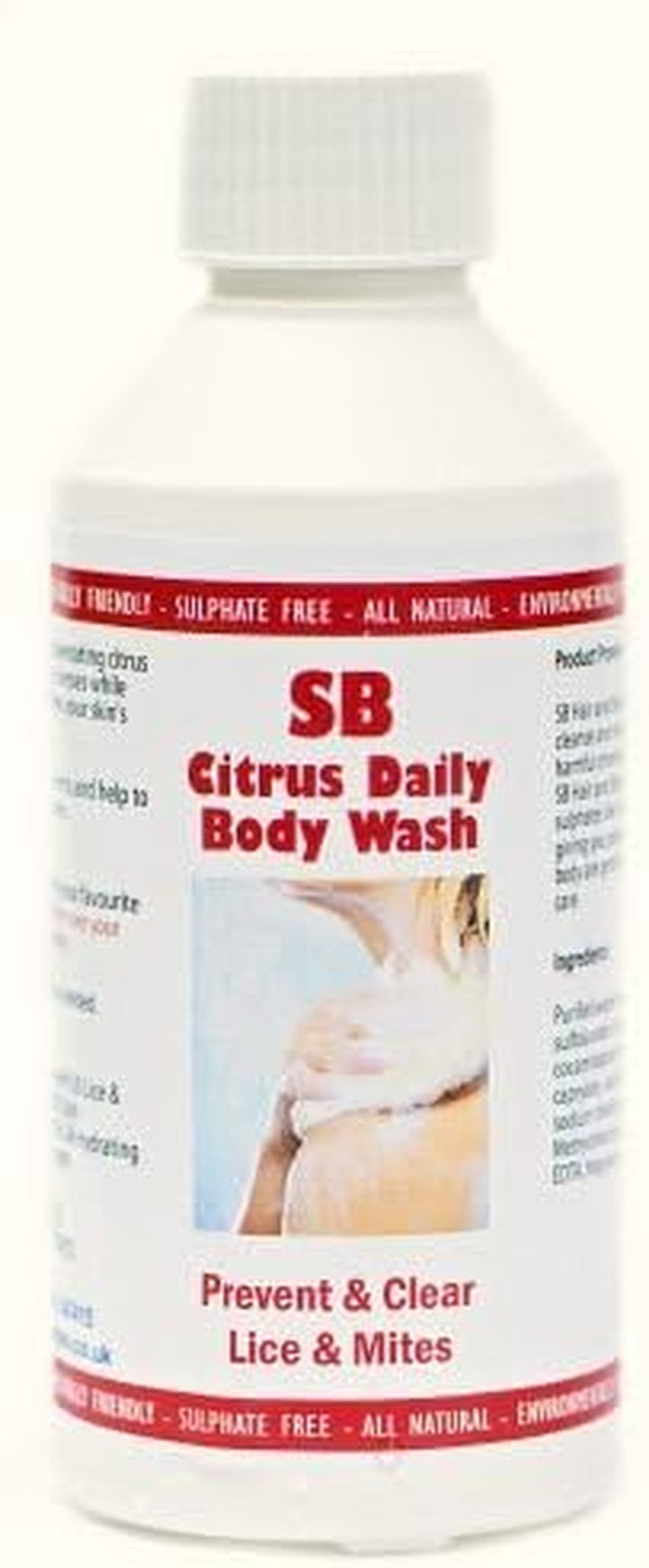 SB Body Wash 250Ml Prevent & Clear Lice & Mites