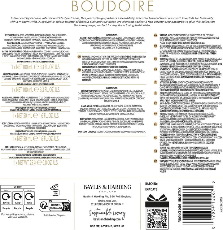 Boudoire Tropical Paradise Luxury Pamper Present Gift Set (Pack of 1) - Vegan Friendly