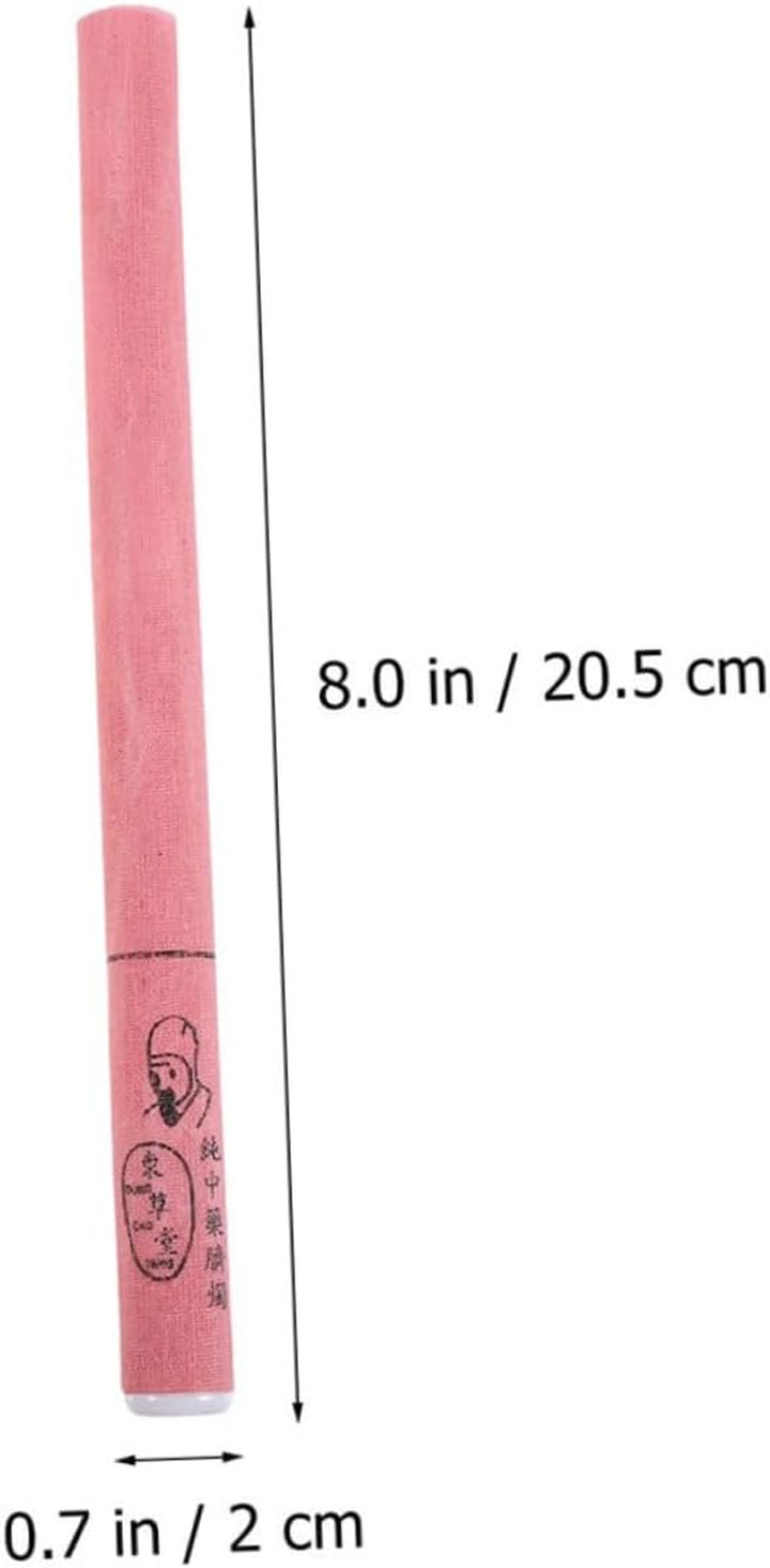 20Pcs Moxibustion Sticks Navel Belly Moxa Roll Bar Moxibustion Smokeless Sticks for Aromatherapy