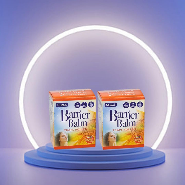 ® 2X Nuage Hayfever & Allergen Barrier Balm Traps Pollen Adults Children Vegan Vegetarian Friendly Aloe Vera Extract