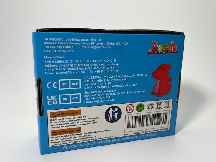 Baby Bath Toys, 6 PCS LED Kids Sensory Toys, Liquid Sensor Light up Dinosaur for Autism