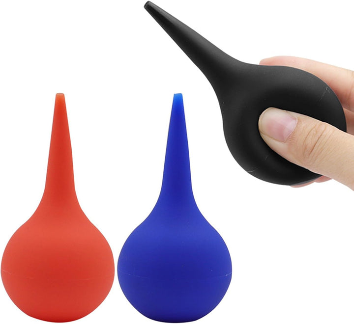 1PC Ear Hand Bulb Ear Washing Squeeze Bulb Silicone Suction Ear Bulb for Baby Kids Adults