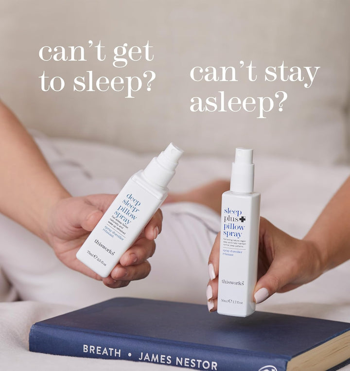 Sleep plus Pillow Spray, 50 Ml - Motion-Activated Sleep Spray Infused with Lavender, Camomile and Vetivert - Science-Backed Pillow Spray Designed to Aid Restless Sleepers