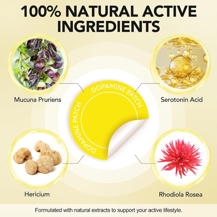 3 Packs Dopamine Patches Extra Strength, 30 Vegan Mood Boost Support Patches for Daily Mental Wellness,Positivity & Motivation,Supports Dopamine & Serotonin Balance, Adult Sex Toys for Women