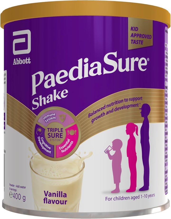 Paediasure Shake – Chocolate Flavour – 400G – Balanced Nutritional Supplement Drink – Multivitamin for Kids – with Protein, Carbohydrates & Minerals – Supports Growth & Development – Vegetarian