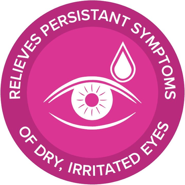 Intensive plus Liquid Gel Eye Drops - Relief from Dry Eyes - Instant & Long-Lasting Lubricating Eye Drops with Hyaluronic Acid, Suitable for Use with Contact Lenses, 10 Ml