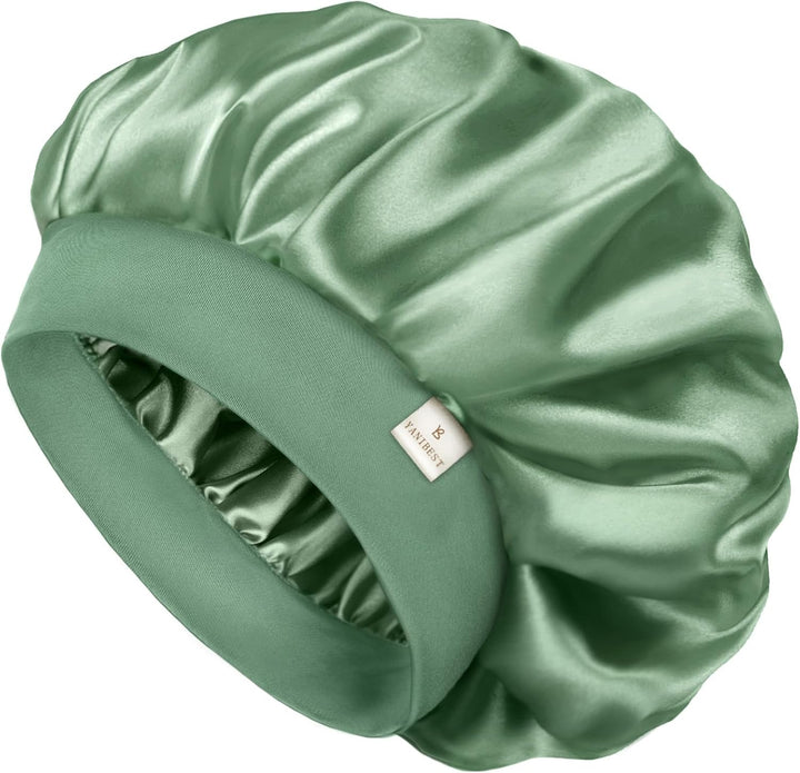 Bonnet for Men Hair Bonnet for Sleeping Double Layer Satin Bonnets for Black Women Curly Hair Sleep Cap