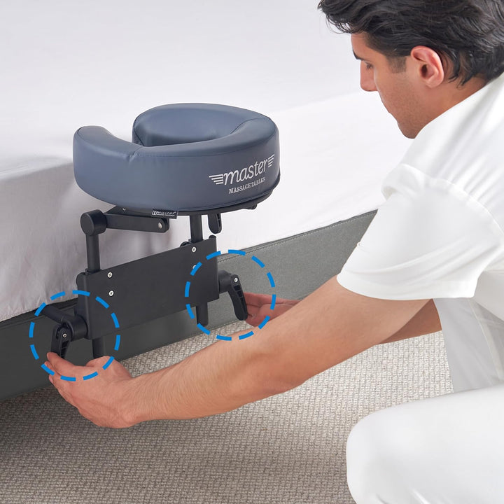 Master Massage Home Use Mattress Top Convenient Lightweight Travel Mate Massage Kit, Royal Blue