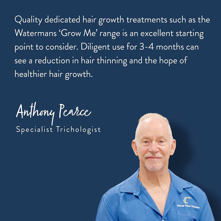 Grow Me® Hair Growth Shampoo - Not Just a Caffeine Shampoo We Include Biotin, Argan Oil, Rosemary, Niacinamide. Hair Thickening Treatment for Women & Men with Progressed Thinning.