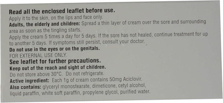 3 X 2G 5% Cold Sore Relief Cream (3 Packs) - Effective Treatment - TDY Bundle Including Cold Sore Care & Prevention Guide