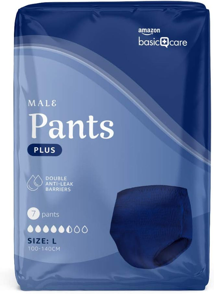 Men’S Pants plus Large, 28 Count (4 Packs of 7), Blue