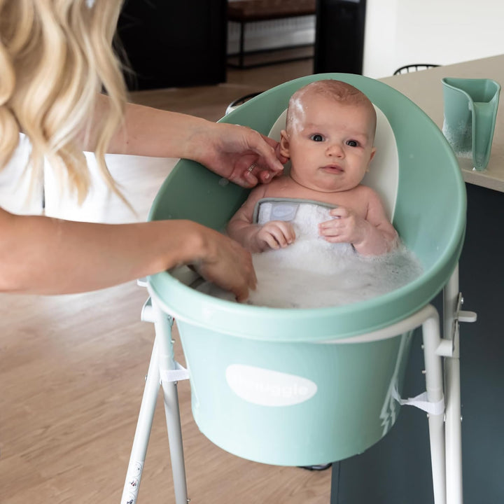 New Foldable Baby Bath Tub Stand | Collapsible Lightweight Easy Store Bath Stand | Ideal for Newborn 0-6 Months