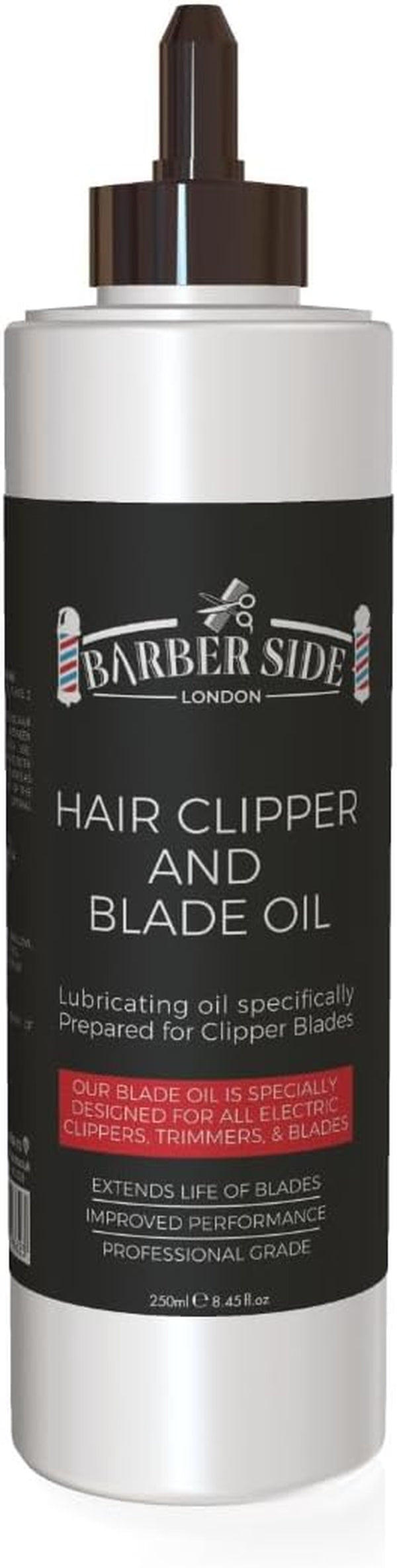 Barber Side London Hair Clipper Oil, Blade Oil 250Ml