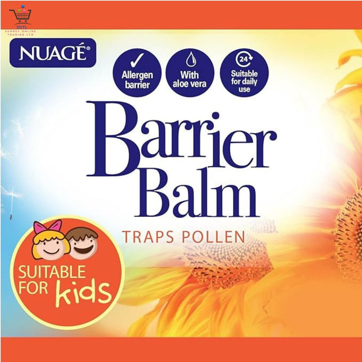 ® Nuage Hayfever & Allergen Barrier Balm Traps Pollen Adults Children Vegan Vegetarian Friendly Aloe Vera Extract
