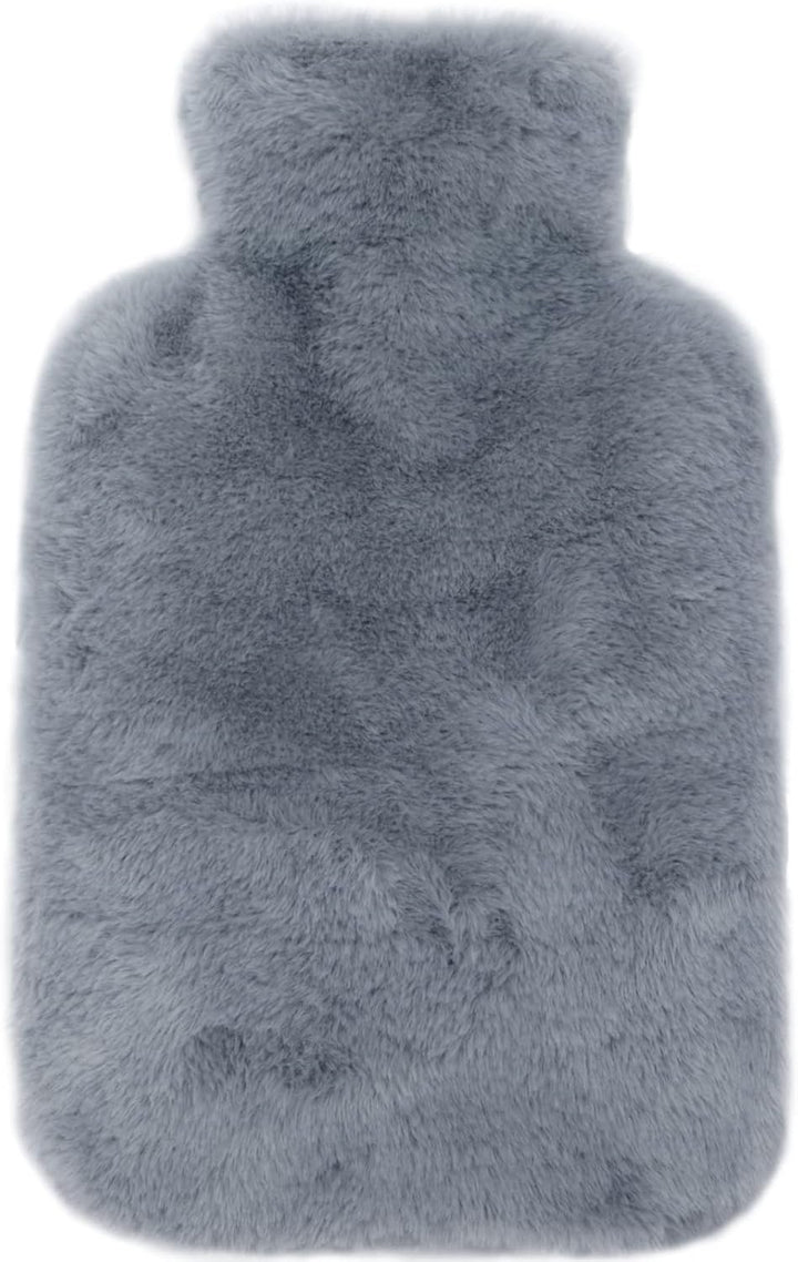 Hot Water Bottle Cover - Very Soft Fluffy Cover, 2L, Pink