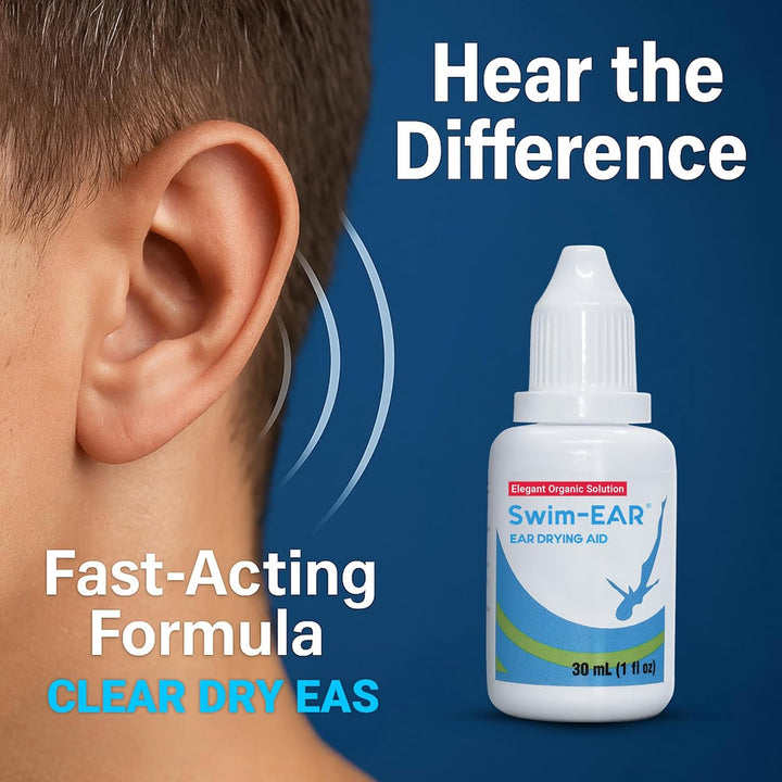 Swim-Ear Ear Drying Aid Drops, 29.57Ml, Fast Acting Water Removal, for Swimming and Water Sports