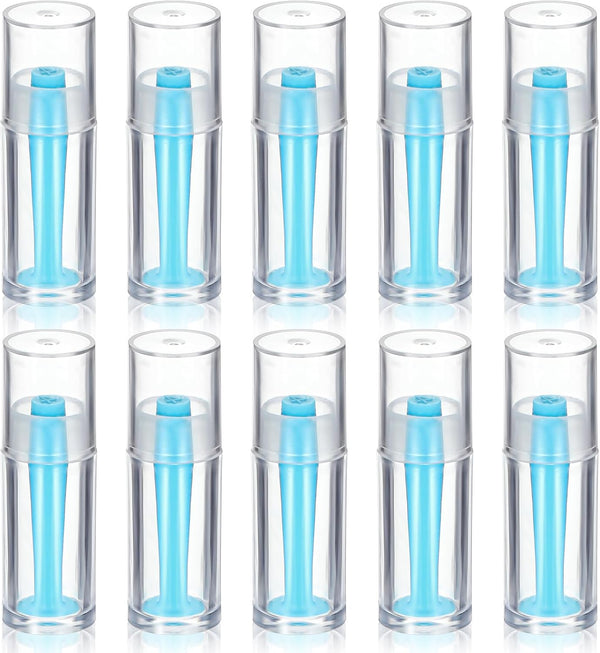 10 Pcs Soft Contact Lens Inserter,Blue Contact Lens Remover Tool Silicone Soft Eye Contacts Plunger for RGP and Scleral Lenses