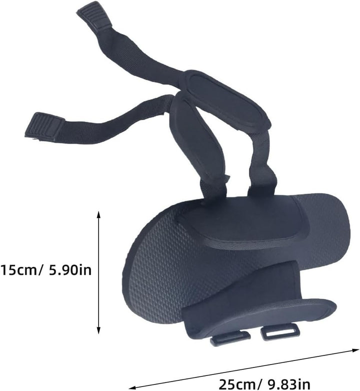 1 Pair Touch Fastening Slippers: Adjustable Wide Wellness Recovery Footwear for Post Treatment - Comfort Support Hospital Use Indoor Shoes