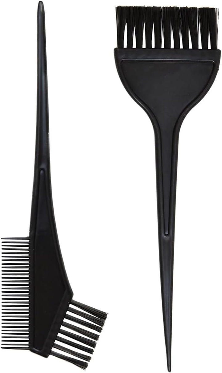 6Pcs Hair Dye Set Hair Colouring Tools Tinting Brush Mixing Bowl Double-Sided Coloring Comb Crocodile Hair Clips Pin Tail Comb