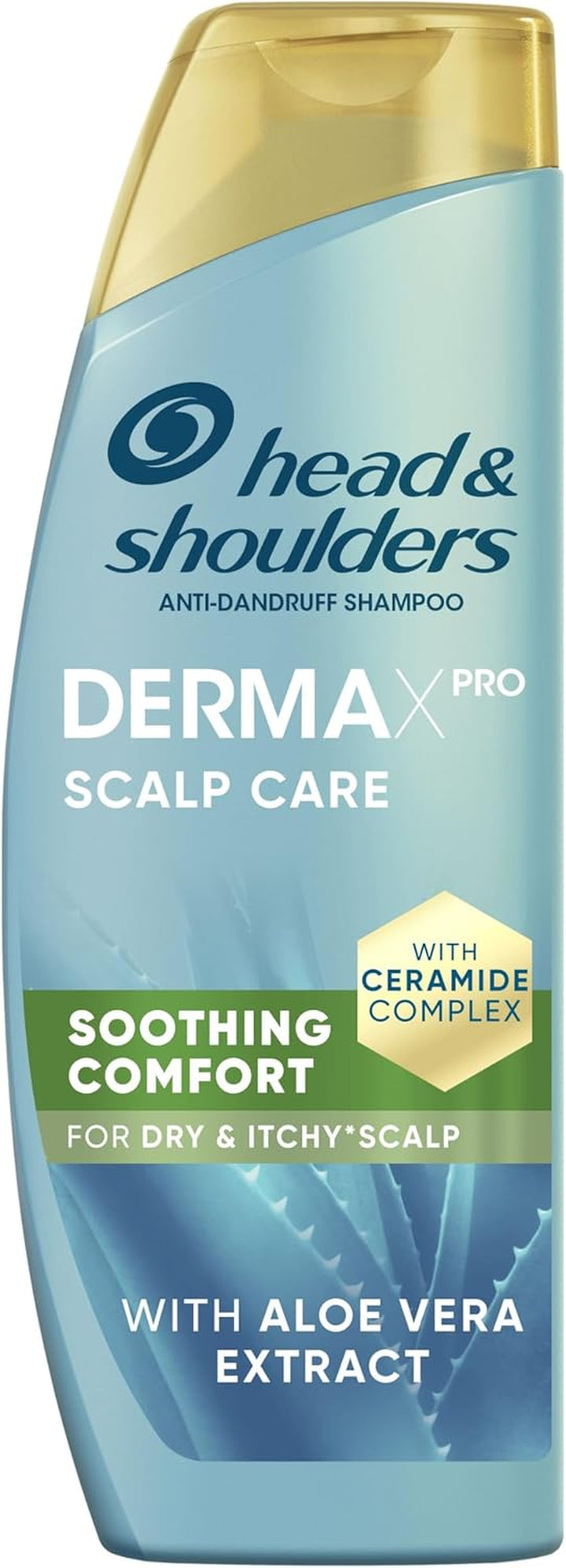 Dermaxpro Soothing Comfort anti Dandruff Shampoo 500Ml with Aloe Vera Extract and Ceramide Complex. Soothes Dry, Itchy Scalp and Helps Reinforce the Skin Barrier