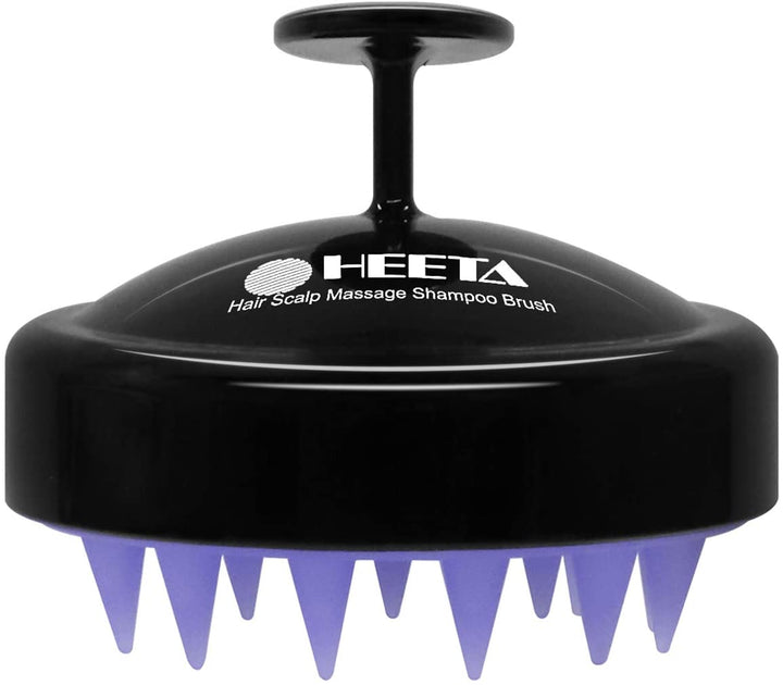 Scalp Massager Hair Growth, Shampoo Brush with Soft Silicone Bristles for Hair Care and Head Relaxation, Ergonomic Scalp for Women/Men/Pet-Black&Turquoise