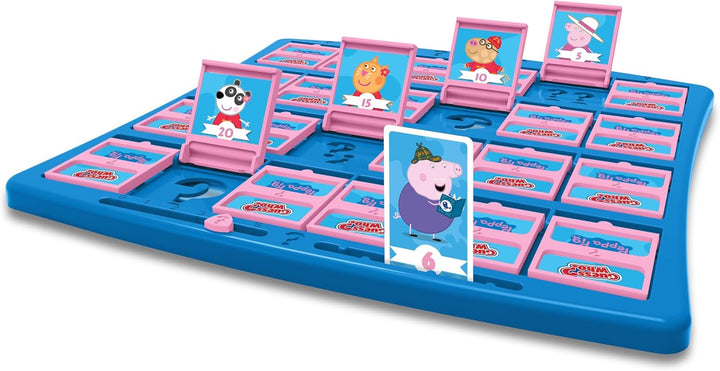 Peppa Pig Guess Who? Board Game Including Peppa, Mummy Pig, George, Daddy Pig Easy to Set Up, Gift for Ages 6 Plus