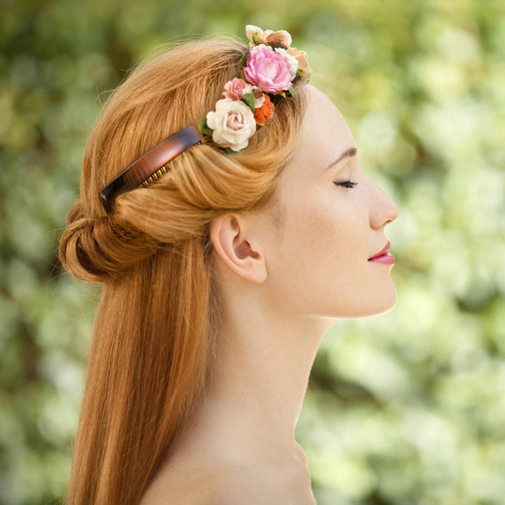 12 Pieces Women French Side Combs, Plastic Hair Combs Slides Twist Decorative for Girls Strong Hold Hair Clips Accessories for Bridal Wedding(16 and 23 Teeth)