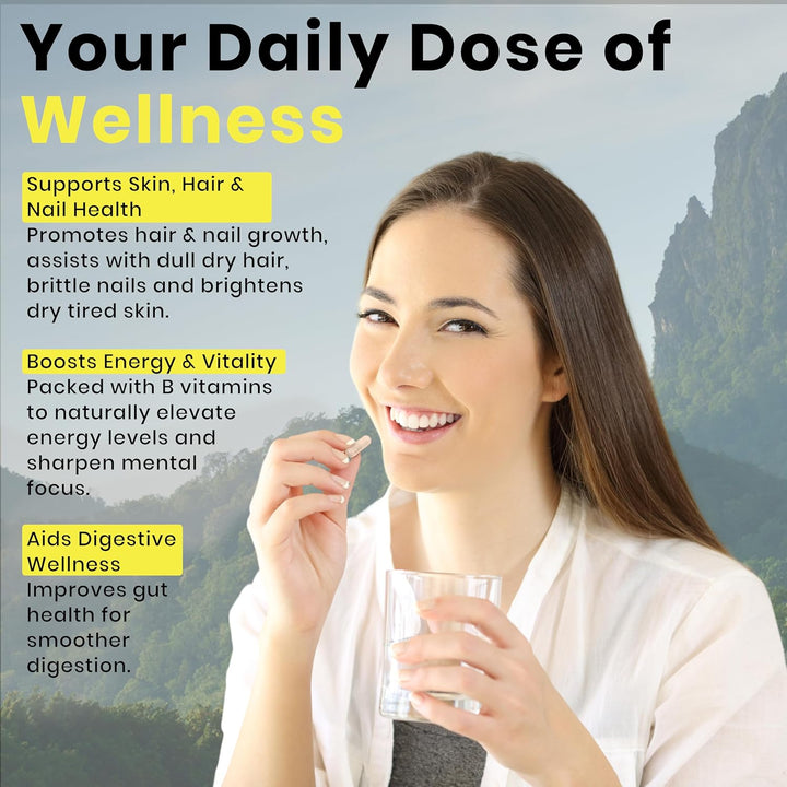 90 X 600Mg Brewers Yeast Capsules 100% Pure & Natural Not Debittered HACCP Certified Manufactured in the UK (90)