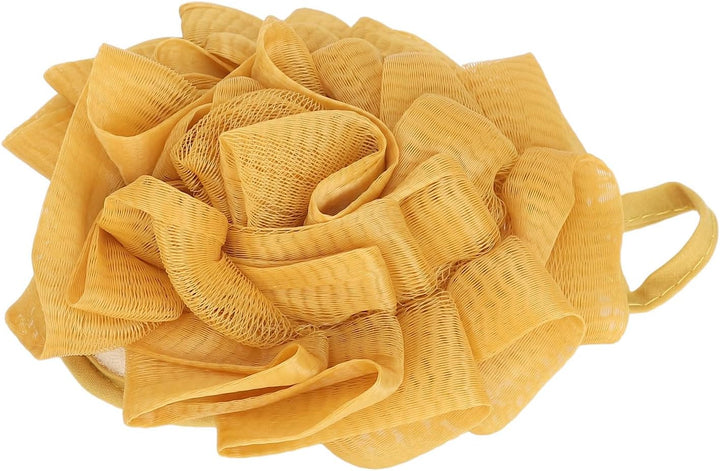 Shower Pouf, Shower Loofah Mesh Household Men Women Washing Cleaning Scrubber Ball 2Pcs Loofah Soft for Bathroom