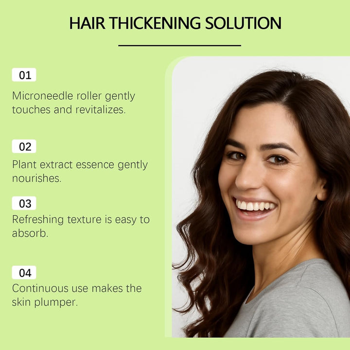 Hair Regrowth System, 2026 New Microneedle Infusion Hairregrowth Solution, Microneedling Hair Growth Serum, for Hairs Loss Thinning, Enhances Thick Hairs for Men Women