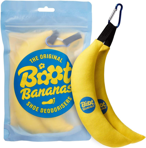 Original Shoe Deodorisers – Banana-Shaped Fresheners to Fight Footwear Funk – Eco-Friendly, Reusable Odour Fighters for Trainers, Boots & Smelly Kit – Combat Stink & Stay Fresh 6-12 Mo
