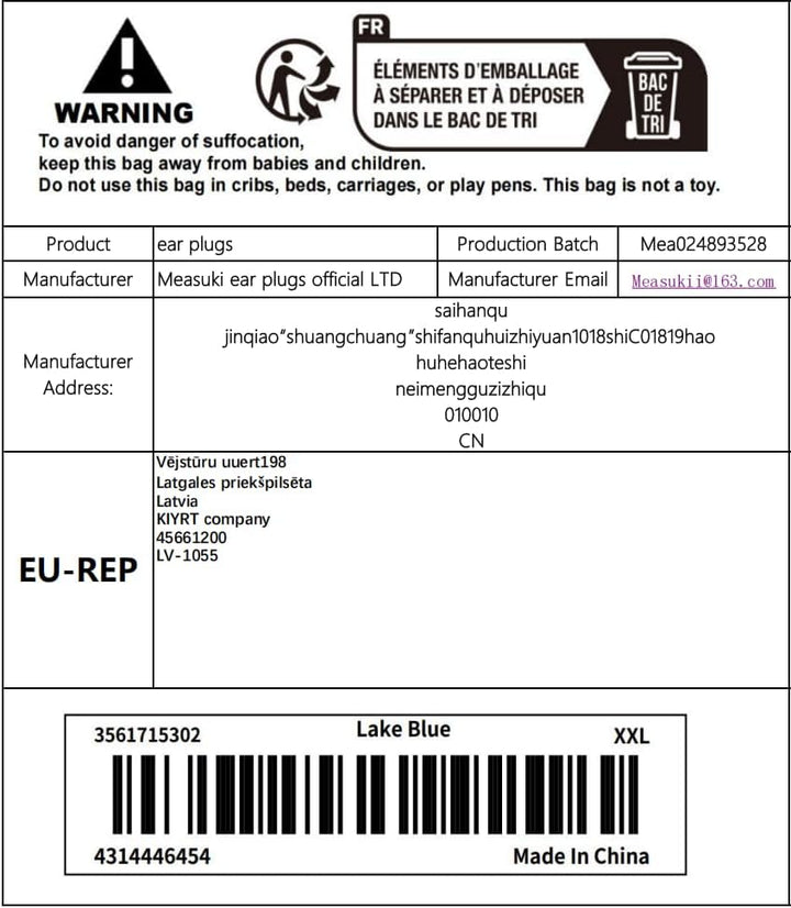 Ear Plugs for Sleep - 47Db Highest SNR Noise Cancelling Earplugs, 15S Pressure Relief, Secure Fit for Side Sleepers, Snoring & Travel - Reusable with 8 Tips (XS/S/M/L) & Case