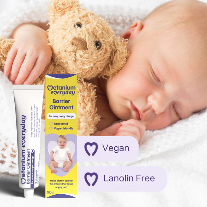 Everyday Barrier Ointment, Protection from Irritants, for Everyday Nappy Change, Fragrance Free, Lanolin Free 40 G