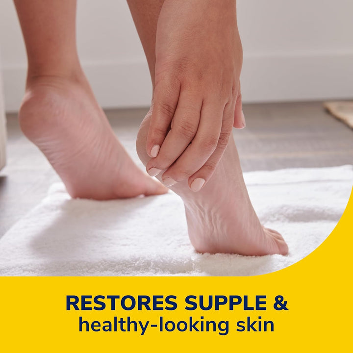 Dr. Scholl’S Nano Glass Foot File - Immediately Removes Hard Skin on Wet or Dry Feet, Waterproof & Rustproof, Gentle Dead Skin and Callus Remover, Pedicure Foot Scrubber for Shower, Soft-Grip Handle