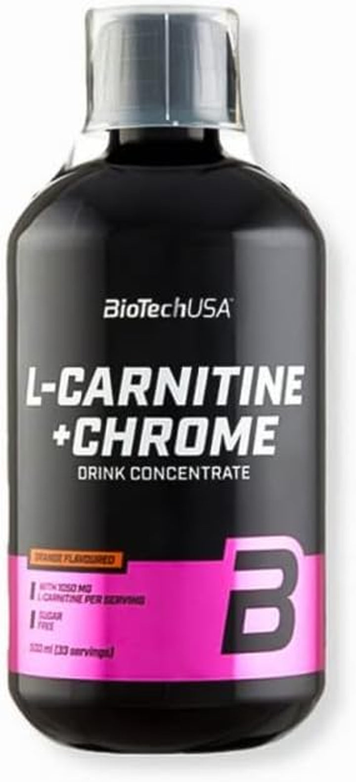 L-Carnitine 35.000 Mg + Chrome Concentrate Orange 500Ml - Carnitine with Chrome in Liquid Form -