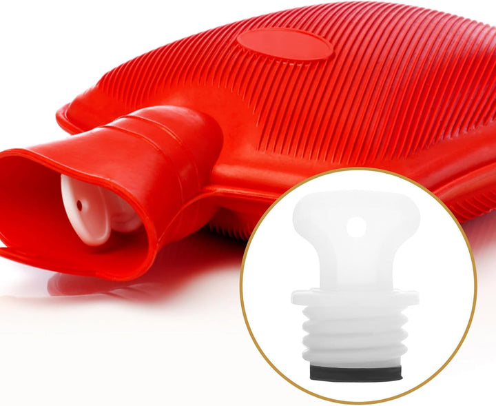 2Pcs Hot Water Bottle Stopper Leak Proof Water Bottles Washers Hot Water Bottle Replacement Cap Hot Water Sack Caps Plug for Hot Water Sack Small Bag Plugs Leakproof Cork