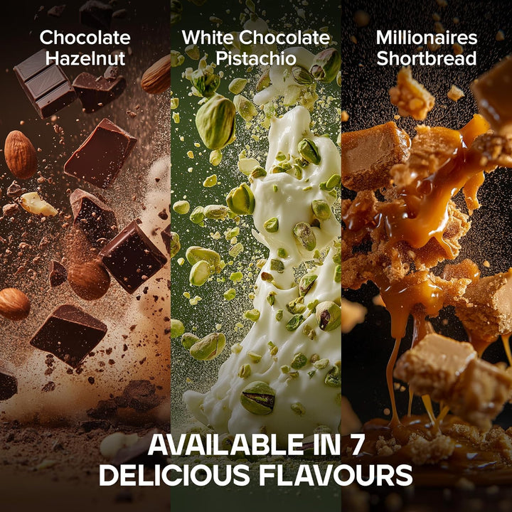 Macro Munch Protein Bar | Salted Caramel Flavour | 12 X 62G | 20G High Protein | Low Sugar | 6.7G Fibre | Soft-Baked Triple Layer | Healthy Snack Bar for Gym | Fitness | On-The-Go | Vegetarian