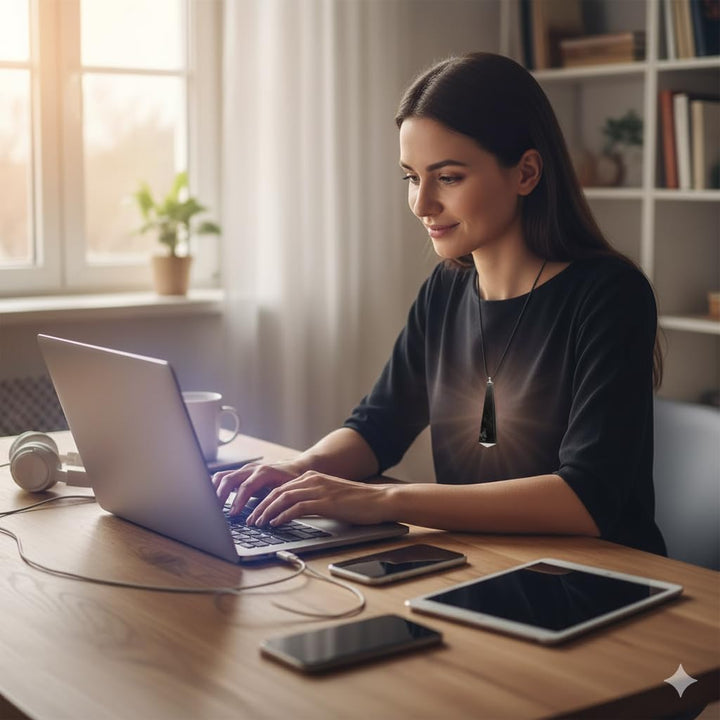 Shungit Pendulum Pendant, Shungita, Authentic, Minerals and Crystals for Healing, Energy Beauty, Meditation, Alternative Medicine, Spiritual Amulets