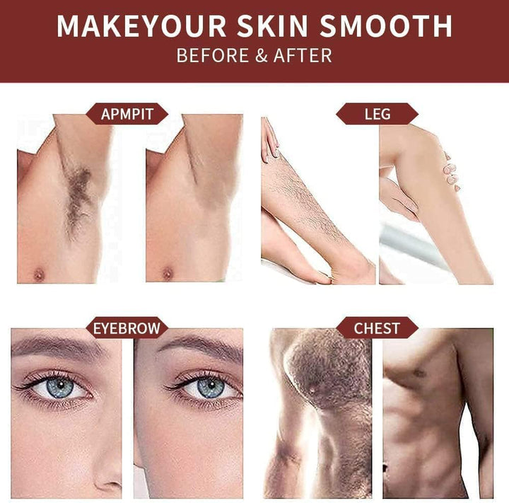 Hard Wax Beads, 4 X 100G Painless Wax Beans with 10 Applicators, Wax Beads Hair Removal for Stripless, Full Body, Face, Bikini, Brazilian, Hollywood