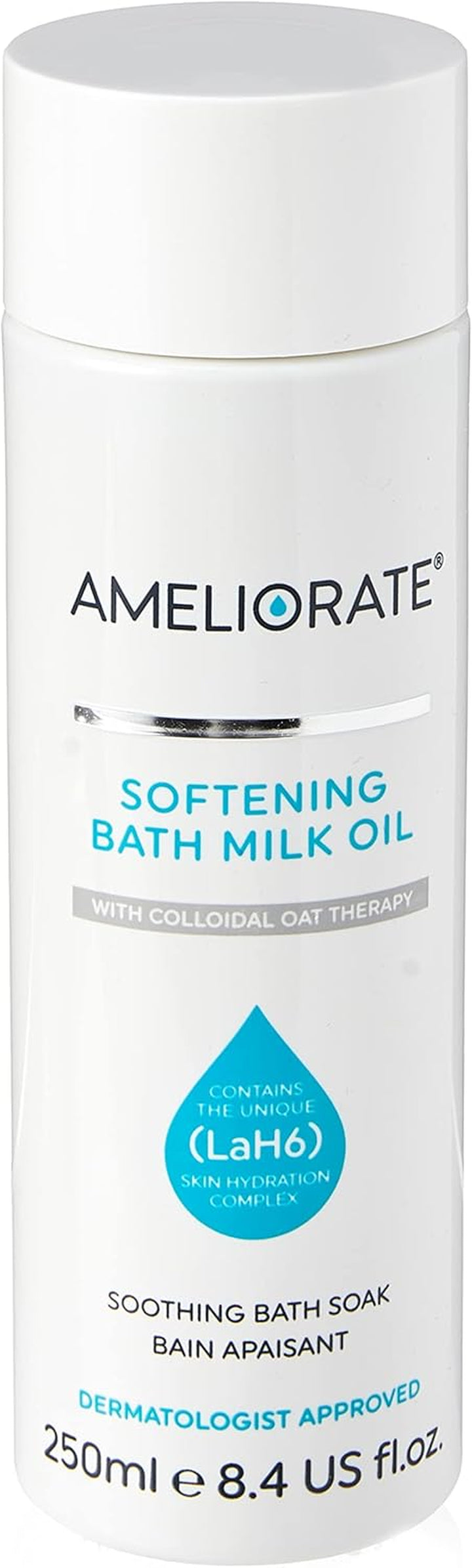 Softening Bath Milk Oil 250Ml | Lab6, Collodial Oat, Lactic Acid | Dermatologically Tested