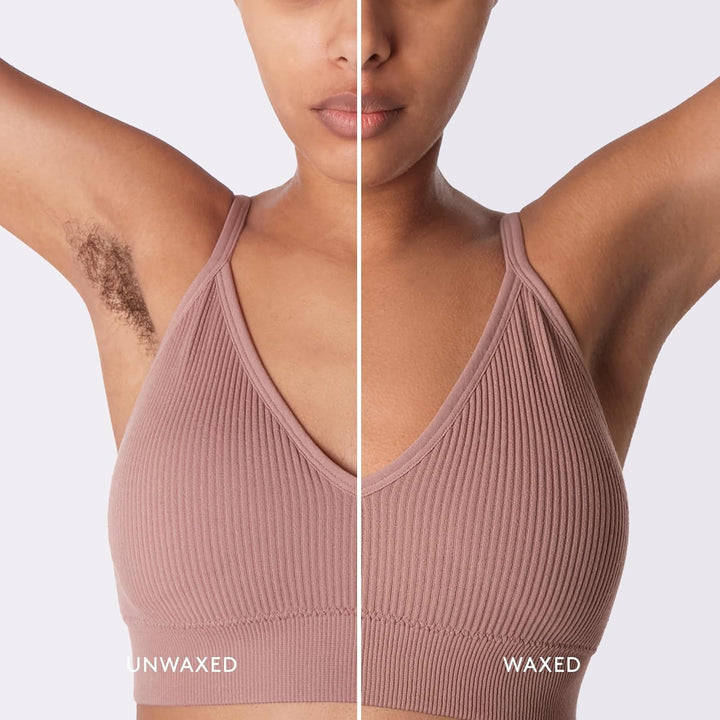 Professional Hard Wax Beads 500G, Stripless Depilatory Waxing Pellets Solid Film Beans No Strip Needed, Painless Gentle Hair Removal of Full Body, Face & Bikini Line (Coconut & Arnica)