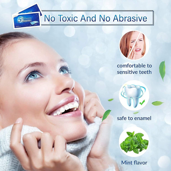 Teeth Whitening Strips, Tooth Whitening Kits, at Home Teeth Whitening Strips,Sensitive Teeth Whitening Strips Teeth Whitener 14 Packs 28 Pcs