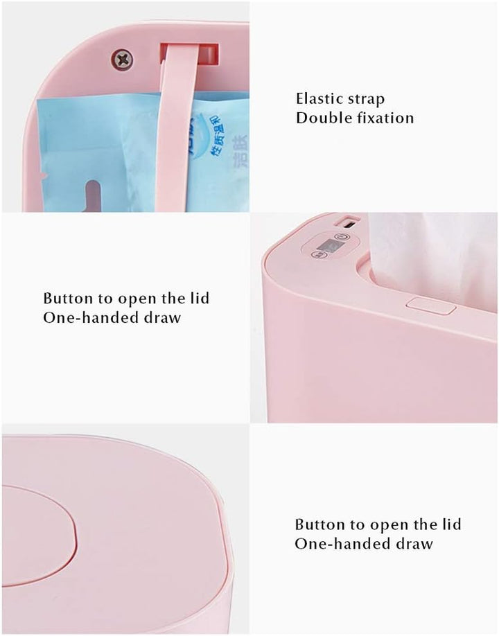 Baby Wipes Warmer for Babies, Diaper Wipe Warmer with Adjustable Temperatures