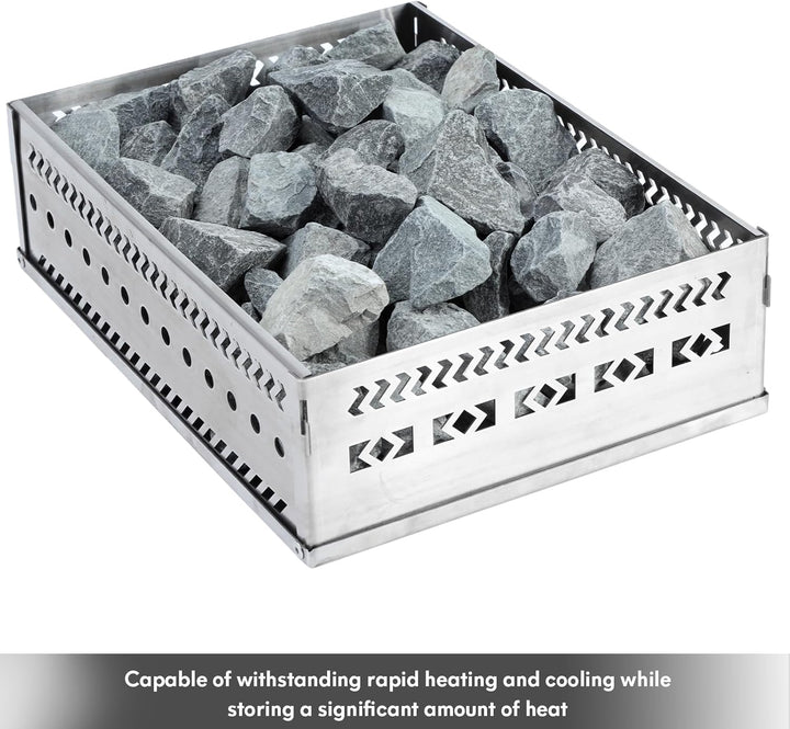 Sauna Stone Rock Grade A+ Roughly 35Lb/16Kg, Sauna Accessory