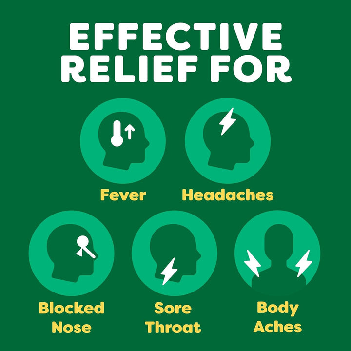 Max Cold and Flu Sachets, Blackcurrant, 10 Total, Paracetamol, Cold and Flu, Headache, Blocked Nose Relief, Sore Throat, Reduces Fever, Pain Relief, Full Relief, Cold and Flu, Medication