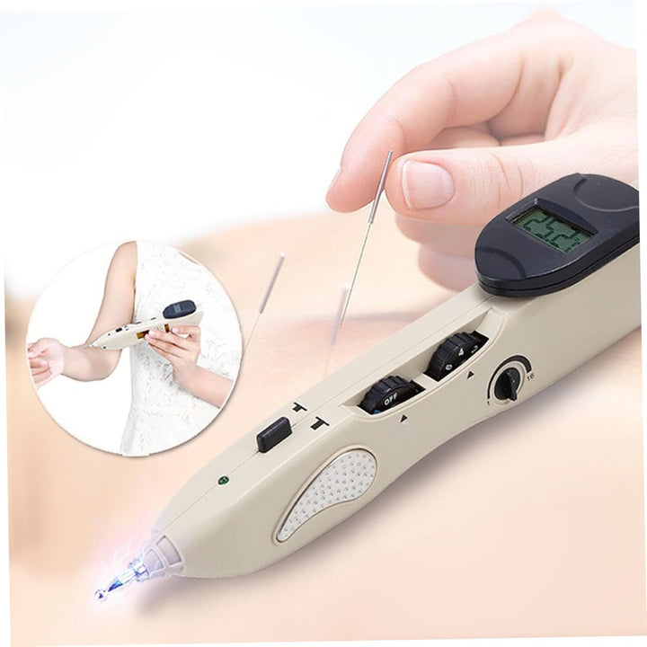 Electronic Acupuncture Pen 10 Level Adjustable Dry Needling Stimulator Portable Energy Meridian Massage Pen Electronic Acupuncture, Dry Needling Stimulator, Acupressure