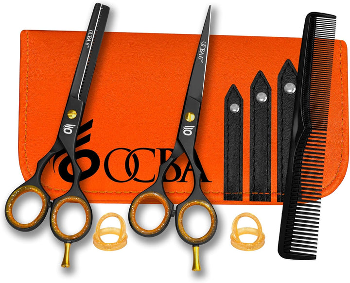 Professional 6" Hairdressing Scissor Sharp Hair Cutting Scissors for Barbers Hairdressers & Stylists Beard & Haircut Scissors for Men & Women (Classic Scissor)