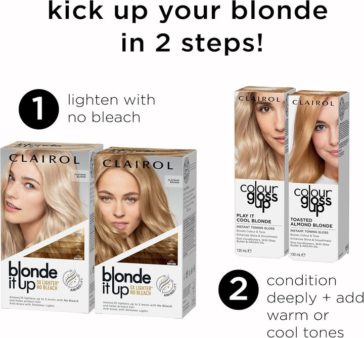 Blonde It Up, Permanent High Lift No Bleach, Platinum Blonde