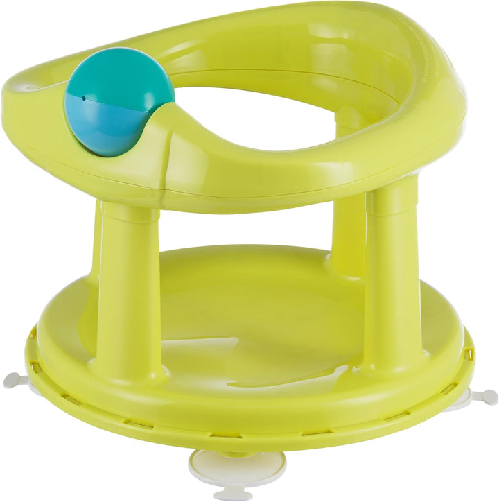 Swivel Bath Seat, 6 - 12 Months, Max. 10 Kg, Child Bath Support Seat, Non-Slip, Ergonomical, Suction Cups, Beige