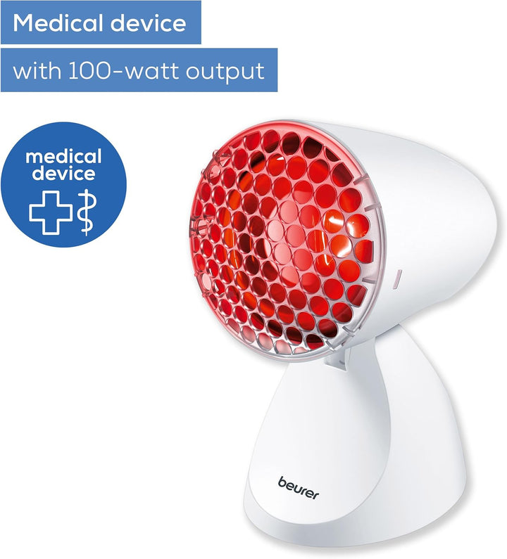 IL11 Infrared Heat Lamp | Warm, Soothing Infrared Light | Helps Ease Muscle Aches and Joint Stiffness | Speed Recovery from the Common Cold | Improve Complexion | with 5 Angles of Inclination